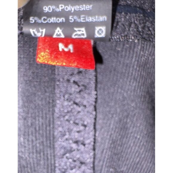 Burvogue Women’s Black Shapewear Spandex Shorts, Size Medium - Picture 3 of 5